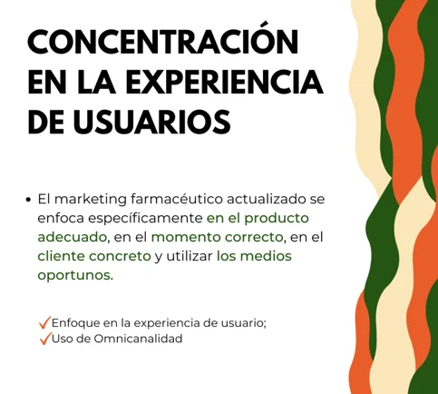 concentración en la experiencia de usuario es una manera de optimizar la estrategia del marketing farmacéutico