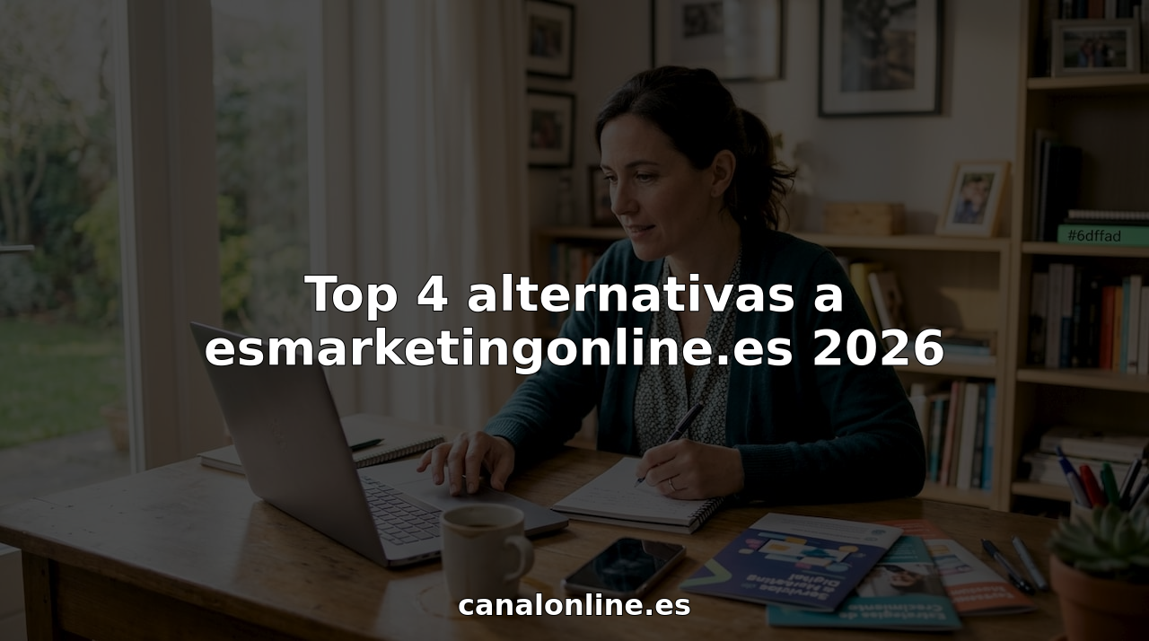 Empresario evaluando diferentes opciones de herramientas de marketing