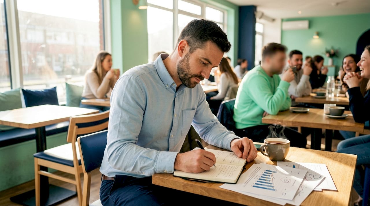 Experto analizando el comportamiento de los clientes